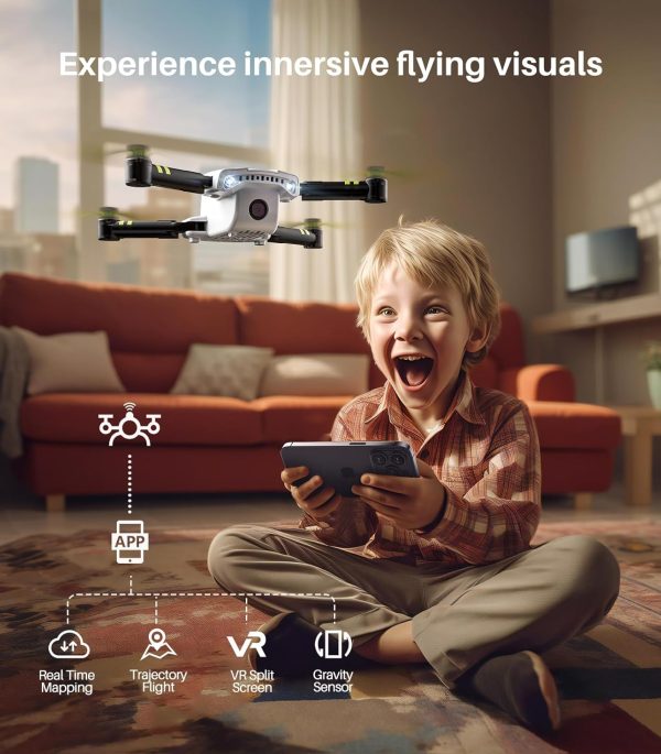 SYMA Mini Drone with Camera for Adults Kids-720P FPV Camera Drones with Remote Control RC Quadcopter with Headless Mode, One Key Start, Speed Adjustment, 3D Flips for Beginners - Image 9