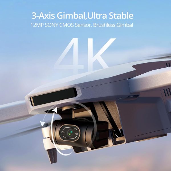 Potensic ATOM 3-Axis Gimbal 4K GPS Drone, Under 249g, 96 Mins Flight, Max 6KM Transmission, Visual Tracking, 4K/30FPS QuickShots, Lightweight for Adults and Beginners, Fly More Combo - Image 3