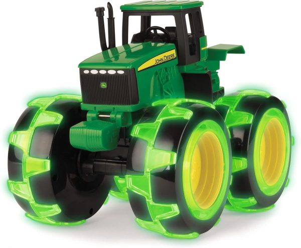 John Deere Tractor - Monster Treads Lightning Wheels - Motion Activated Light Up Monster Truck Toy - John Deere Toys - Frustration Free Packaging - Kids Outdoor Toys Ages 3 Years and Up - Image 2