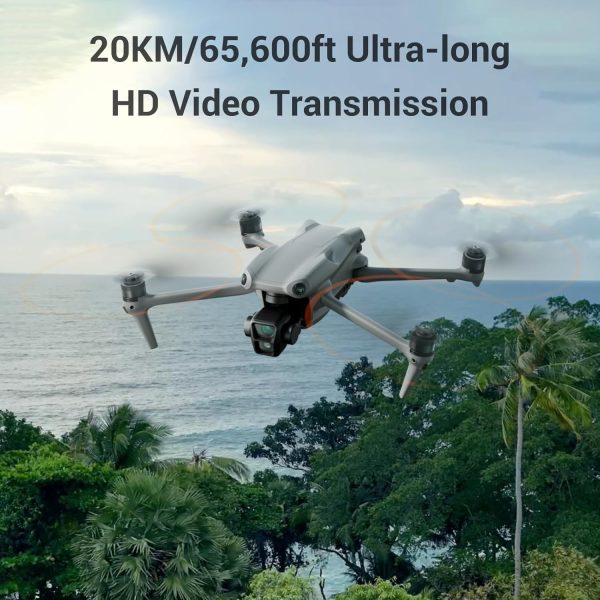 Specta Air Drone With Wide Angle & Medium Tele Dual Primary Cameras, GPS 4K UHD Drones with All-Direction Obstacle Sensing and 20km FHD Transmission, 4K/60fps HDR , 48MP Photo, 46-Min Flight, Auto Filming, Remote Controller with Screen, FAA Remote ID Compliant - Image 5