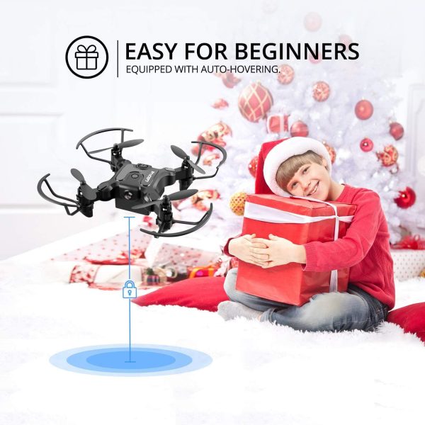 Foldable Mini Drone for Kids Toys,V2 Nano Pocket RC Quadcopter for Beginners Gift,with 3 Batteries,Altitude Hold, Headless Mode,3D Flips, One Key Return,3 Speed Modes,Easy Fly - Image 9