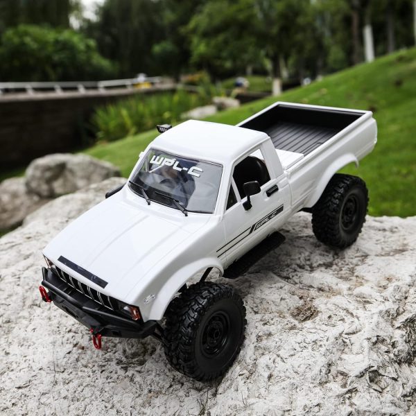 WPL C24-1 Remote Control Car Full Scale 1:16 4WD Off-Road Truck with Headlight RC Car, Climbing Vehicle Speed Model Toys… - Image 7