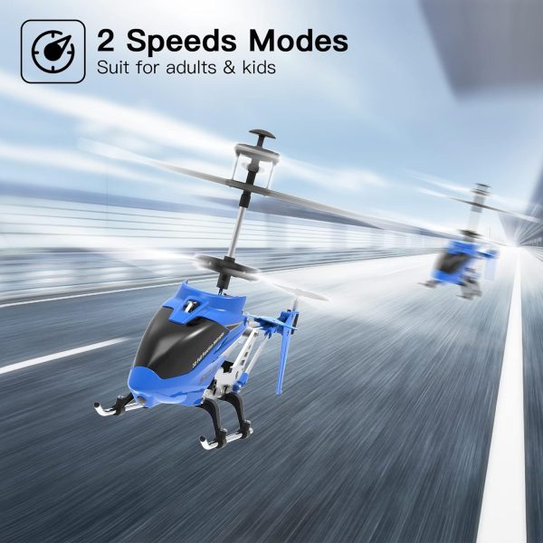 Cheerwing Remote Control Helicopter,SYMA S107H Mini RC Helicopter with Gyro,Altitude Hold, One Key Take Off/Landing for Adults Kids(Blue) - Image 4