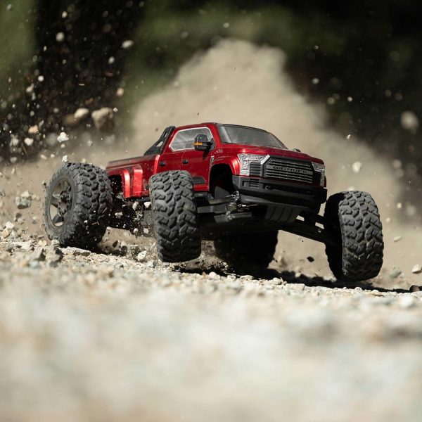 ARRMA RC Truck Big Rock 6S 4WD BLX 1/7 Monster Truck RTR (Battery and Charger Not Included) Red, ARA7612T2 - Image 9