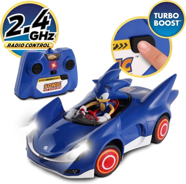 Sonic and Sega All Stars Racing Remote Controlled Car - Sonic the Hedgehog, For Ages 6 and up, Allows Children to Pretend to Drive and Have Fun at the Same Time! - Image 4