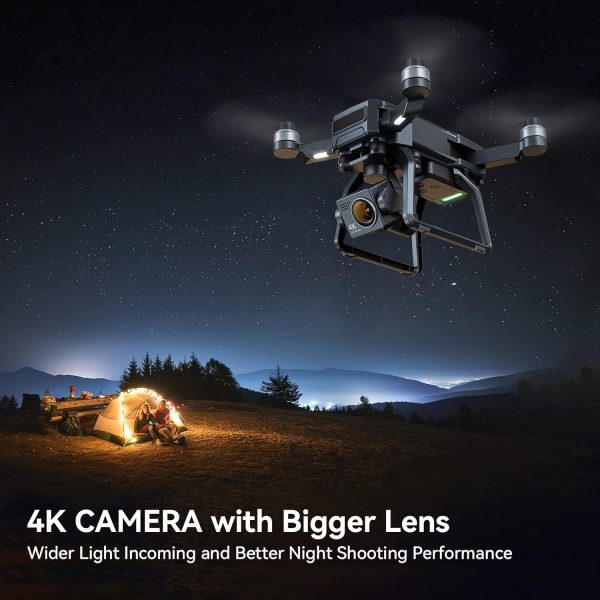 Bwine F7 GPS Drones with Camera for Adults 4K Night Vision, 3-Aix Gimbal, 2Mile Long Range, 75Mins Flight Time Professional Drone with 3 Battery, Auto Return+Follow Me+Fly Around+Beginner Mode for Kid - Image 6