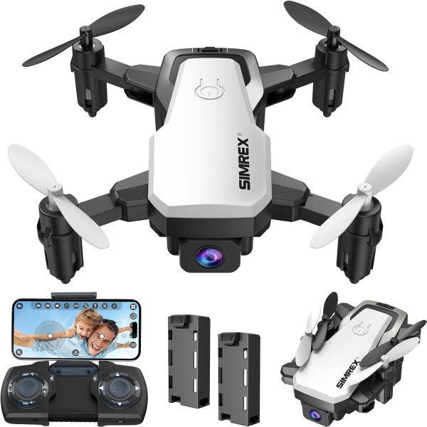 X300C Mini Drone with Camera 720P HD FPV, RC Quadcopter Foldable Drone, Drone With Altitude Hold, 3D Flip, Headless Mode, Gravity Control and 2 Batteries, Gifts for Kids, Adults, Beginner - Image 2