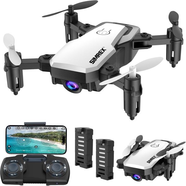 X300C Mini Drone with Camera 720P HD FPV, RC Quadcopter Foldable Drone, Drone With Altitude Hold, 3D Flip, Headless Mode, Gravity Control and 2 Batteries, Gifts for Kids, Adults, Beginner - Image 2