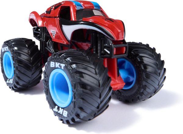 Monster Jam, Marvel Official Venom Vs. The Amazing Spider-Man Die-Cast Monster Trucks, 1:64 Scale, Kids Toys for Boys and Girls Ages 3 and up - Image 8