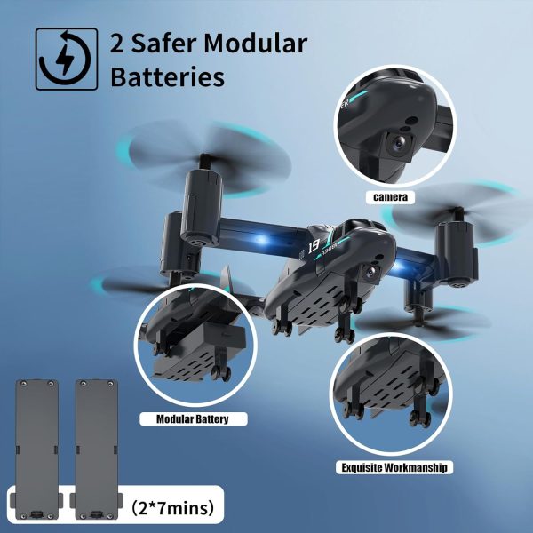 Helicopter Remote Control, LM19 Ospery Military RC Helicopter with Live Camera for Military Fans, Flying and Land Gliding Mode, One Key take Off/Landing, Remote Control Helicopter for Boys 12-15 - Image 7