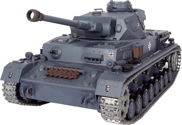 Modified TK7.0 Edition 1/16 2.4ghz Remote Control German Panzerkampfwagen IV Tank Model(360-Degree Rotating Turret)(Steel Gear Gearbox)(3800mah Nimh Battery)(Metal Tracks &Sprocket Wheel & Idle Wheel) - Image 2