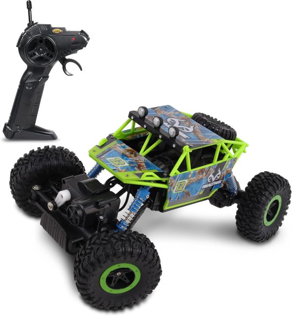 NKOK Realtree: 1:16 Scale RC: Rock Crawler - Edge Camo Green - 2.4 GHz Radio Control #81611, Competition Series, Real Time 4x4, Officially Licensed, Ages 6+ - Image 2