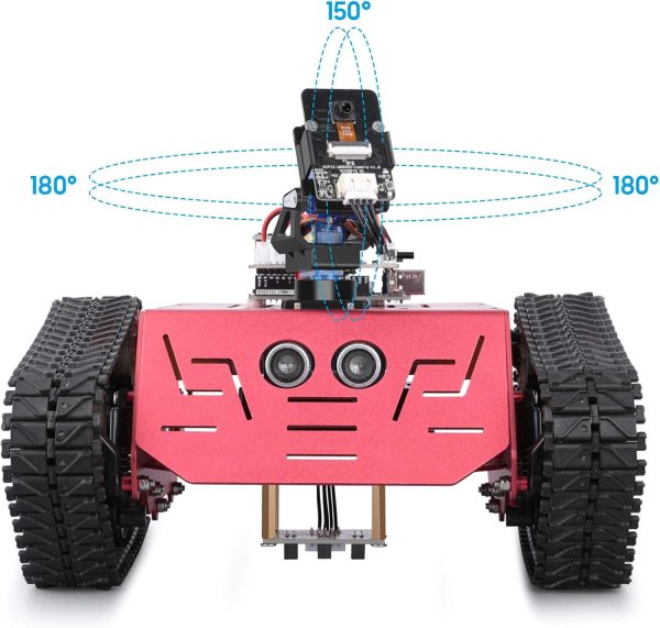 ELEGOO Conqueror Robot Tank Kit with UNO R3 for Arduino Robotics for Kids Ages 8-12 12-16 STEM Science Kits Coding Robots Toys for 8+ Year Old Boys Girls Teens Circuits Engineering Building Project - Image 4