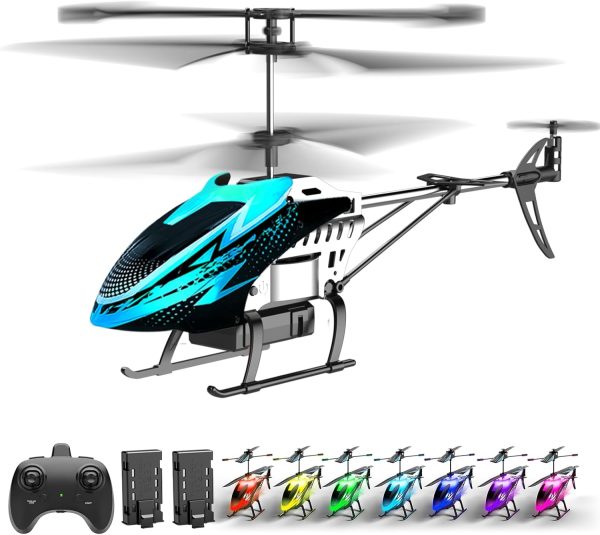 RC Helicopters Big Remote Control Helicopter for Kids Adults with 7+1 LED Light Modes, 30Mins Flight, Upgraded Altitude Hold,3.5 Channel, Easy Remote Helicopter Toys for Beginners Boys Girls - Image 2