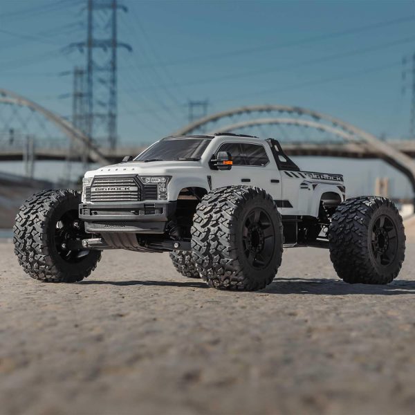 ARRMA RC Truck Big Rock 6S 4WD BLX 1/7 Monster Truck RTR (Battery and Charger Not Included) White, ARA7612T3 - Image 4