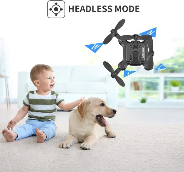 Foldable Mini Drone for Kids Toys,V2 Nano Pocket RC Quadcopter for Beginners Gift,with 3 Batteries,Altitude Hold, Headless Mode,3D Flips, One Key Return,3 Speed Modes,Easy Fly - Image 5