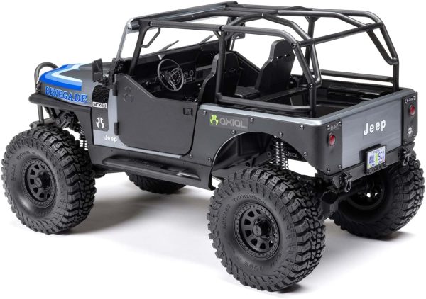 Axial RC Truck 1/10 SCX10 III Jeep CJ-7 4WD Brushed RTR (Battery and Charger Not Included), Grey, AXI03008T2 - Image 5