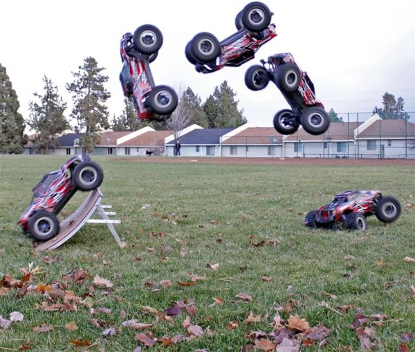 2'x4' - RC Car Jump Ramp 40°-60° - 24"x48" - with 1/5 Scale Deck - Image 5