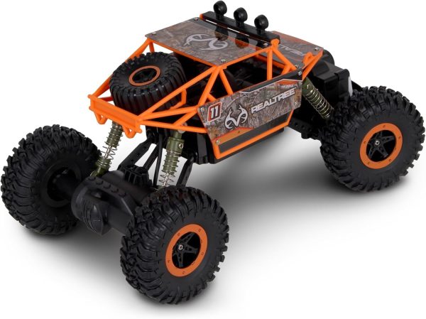 NKOK Realtree: 1:16 Scale RC: Rock Crawler - Edge Camo Green - 2.4 GHz Radio Control #81611, Competition Series, Real Time 4x4, Officially Licensed, Ages 6+ - Image 5