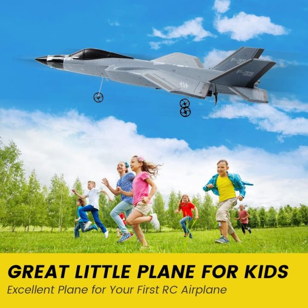 RC Plane, F-35 RC Airplane Ready to Fly, 2 Channel 2.4Ghz Remote Control Plane, Remote Control Airplanes for Kids Boys Girls Adults Beginners - Image 7