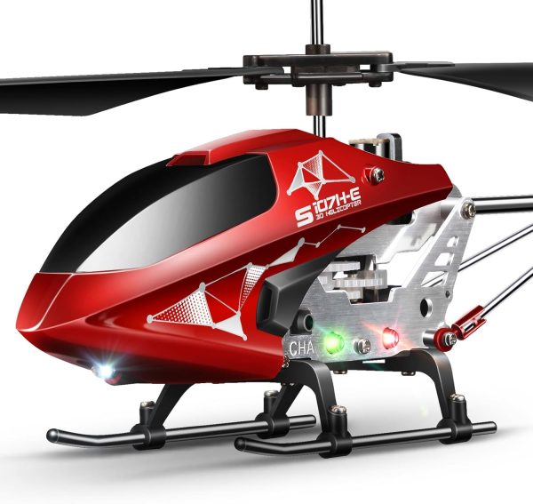 S107H-E RC Helicopter with Altitude Hold, 3.5 Channel, Gyro Stabilizer - For Kids and Beginners - Image 2