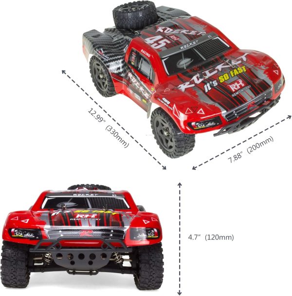 Cheerwing 1:16 Scale Short Course RC Car, 40KM/H High Speed 4WD Remote Control Truck Off-Road Remote Control Car - Image 6