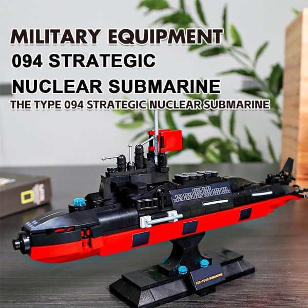 DAHONPA Strategic Nuclear Submarine Military Series Building Bricks Set (389 Pcs) Warship Build Blocks Toy, Gift for Adult - Image 6