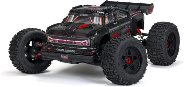 ARRMA RC Truck Outcast 4X4 8S BLX 1/5 Stunt Truck Black RTR(Transmitter and Receiver Included, Battery and Charger Not Included) ARA5810V2T1 - Image 2