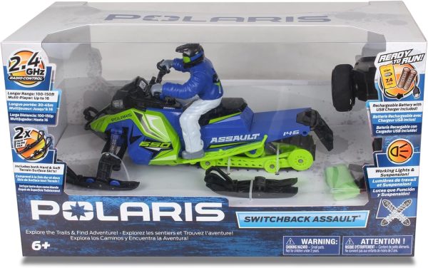 NKOK 2.4GHz Polaris® RC (RTR) Switchback Assault (Green w/Blue) - Image 3