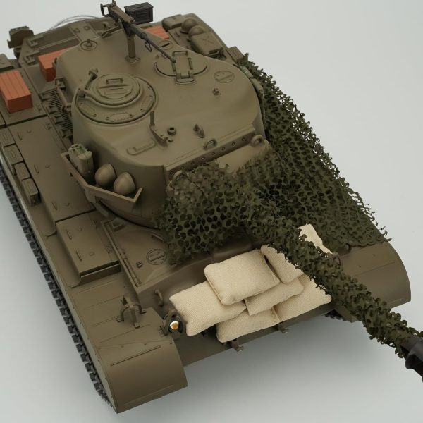 Modified Edition 1/16 Remote Control US M26 Pershing Heavy Tank (Upgraded/Metal Road Wheel & Tracks & Sprocket Wheel & Idle Wheel)(5000mah Nimh Battery)(Steel Gear Gearbox) - Image 7