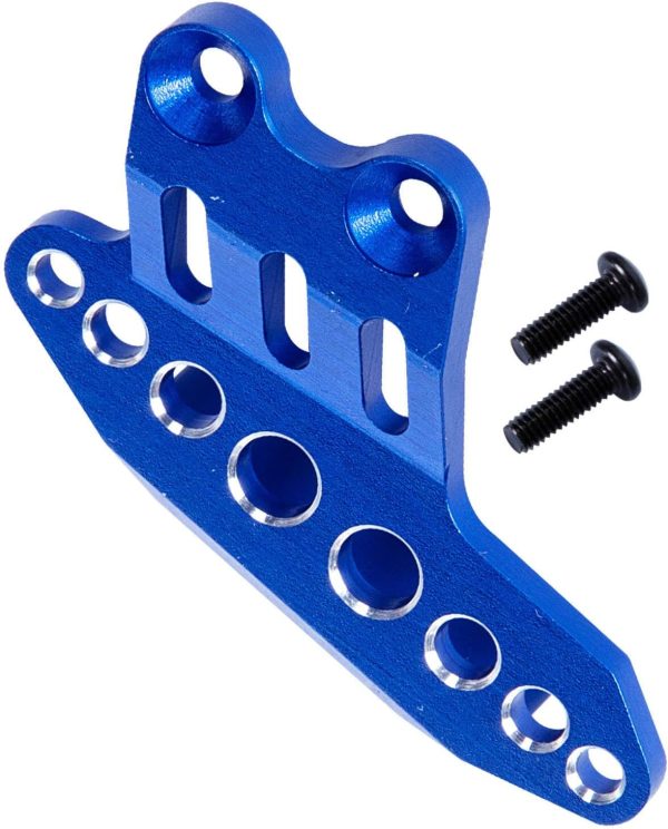 7075-T6 Aluminum Chain Guard Protector Upgrades Part for Losi 1/4 Promoto MX Motorcycle Dirt Bike RTR FXR LOS06000 LOS06002,Alloy Chain Guard Protector Hops Up,Blue - Image 2