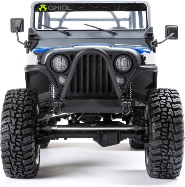 Axial RC Truck 1/10 SCX10 III Jeep CJ-7 4WD Brushed RTR (Battery and Charger Not Included), Grey, AXI03008T2 - Image 9