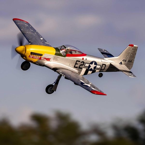 E-flite RC Airplane UMX P-51D Detroit Miss BNF BasicTransmitter Battery and Charger Not Included EFLU7350 - Image 6