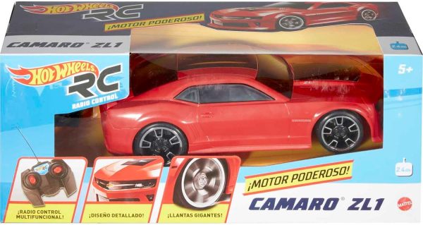 Hot Wheels RC Red ZL1 Camaro, Full-Function Remote-Control Toy Car, High-Performance Engine, 2.4 GHz with Range of 65ft - Image 6