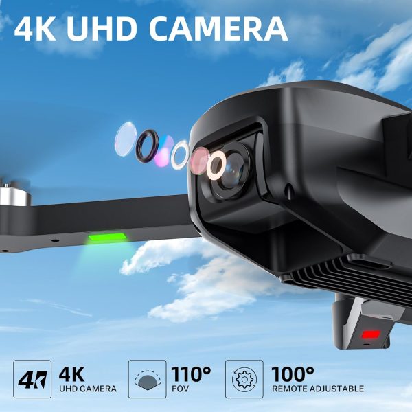 H330S GPS Drones with Camera for Adults 4K, Long Range 5G Video Transmission Drone, Under 249g, RC Quadcopter with Brushless Motor, Auto Return Home, Optical Flow, Gift for Beginner - Image 3