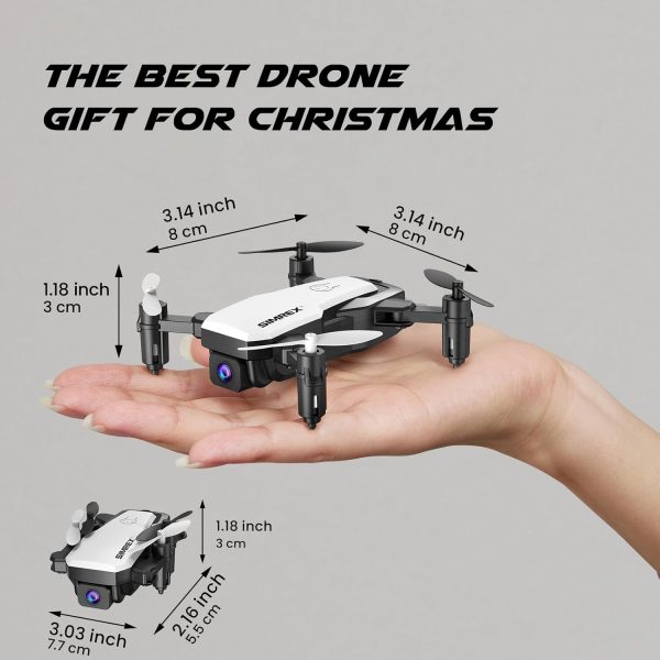 X300C Mini Drone with Camera 720P HD FPV, RC Quadcopter Foldable Drone, Drone With Altitude Hold, 3D Flip, Headless Mode, Gravity Control and 2 Batteries, Gifts for Kids, Adults, Beginner - Image 10