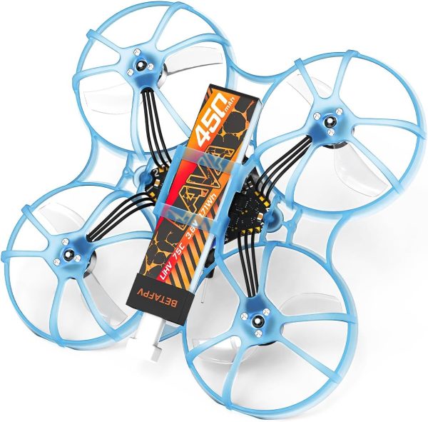 BETAFPV Air75 Brushless Whoop Quadcopter, Ultralight 1S 75mm Micro Whoop Drone with C03 FPV Camera, G473 5IN1 Air Flight Controller ELRS Receiver 0802SE 23000KV Motors for FPV Racing Freestyle - Image 7