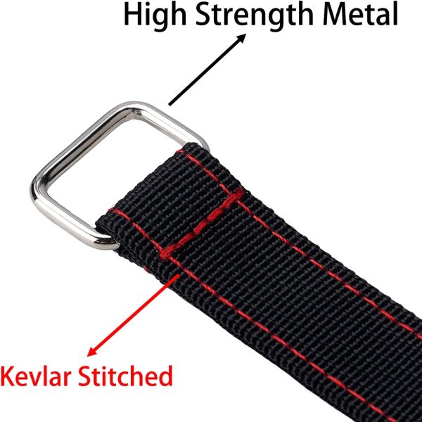 2PCS 20x300MM Kevlar Stitched RC Battery Straps Reusable Cable Straps Adjustable Cinch Straps for RC Drones, FPV Racer, RC Helicopters, Planes, Cars - Image 6