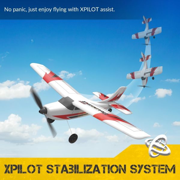 VOLANTEXRC RC Plane for Beginners, 3CH Airplane 2.4Ghz Remote Control Plane for Adults (76101) - Image 3