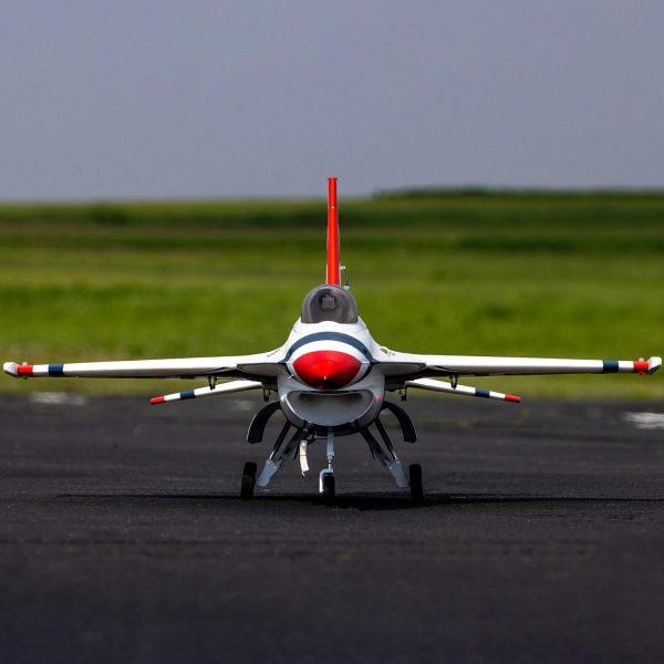 E-flite RC Airplane F-16 Thunderbirds 80mm EDF BNF Basic Transmitter Battery and Charger Not Included with AS3X and Safe Select EFL87950 Airplanes Bind and Fly Electric - Image 5