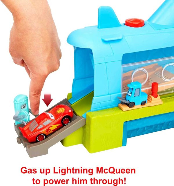 Mattel Disney and Pixar Cars Toys, Submarine Car Wash Playset with Color-Change Lightning McQueen Toy Car, Water Play - Image 8