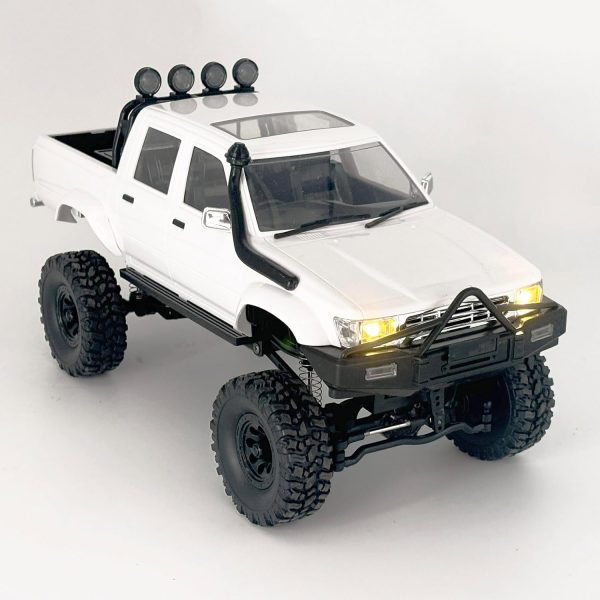 WPL C64-1 RC Crawler 1/16 Scale RC Truck Off Road RC Rock Crawler 4x4 Remote Control Pickup All Terrain RTR 260 Motor Upgraded Chassis Proportional Control 2.4GHz Axle Mounted Servo Adult - Image 2