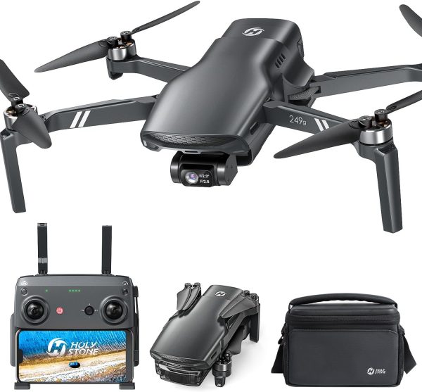 Holy Stone HS900 249g Lightweight GPS Drones with Camera for Adults 4K; 3 Axis Brushless Gimbal Drone with 4K/30FPS Video, 48MP Photo, 20000Ft Transmission, Visual Tracking Follow Me, Smart Return - Image 2