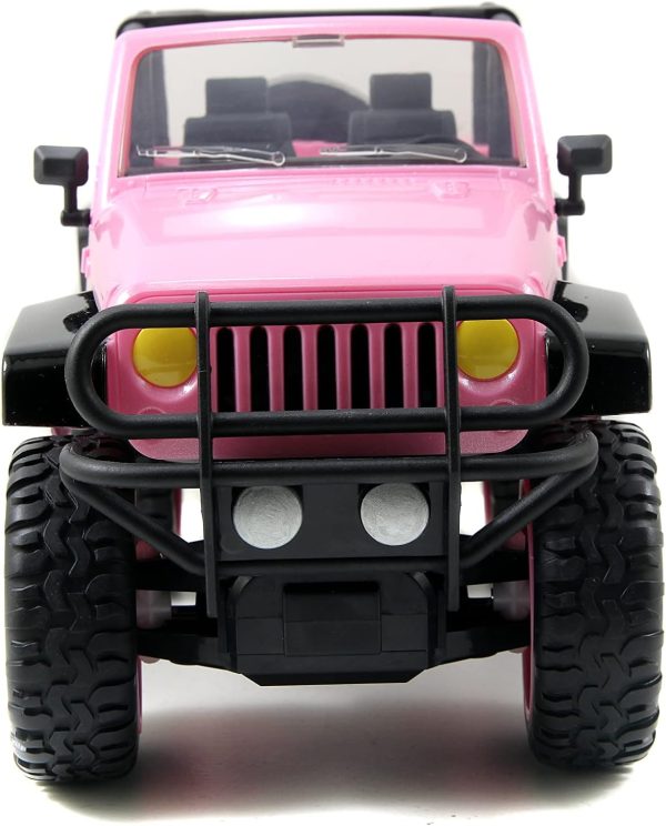 Jada Toys GIRLMAZING Jeep R/C Vehicle (1:16 Scale), Pink, Standard - Image 8