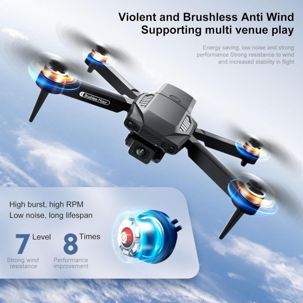 Drones with Camera for Adults 4k Camera Brushless Motor 35+min One Key Start Wifi Drone Toys for Beginner kids Adults Gifts for Boys and Girls - Image 5