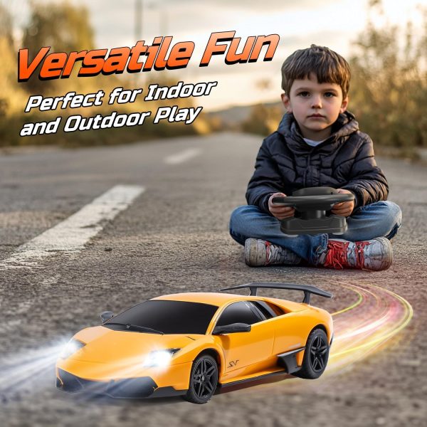 HOLYFUN Remote Control Car for Boys, 2.4Ghz Hobby RC Race Car Toys with LED Lights, Ideal Gift for Kids and Adults - Image 5