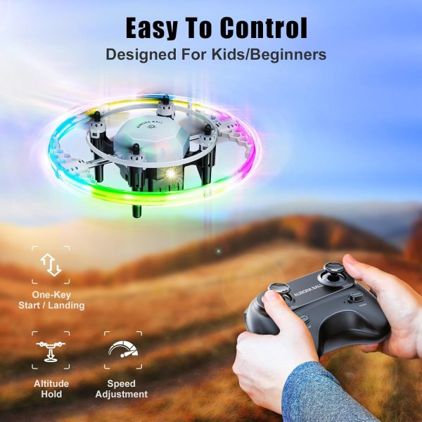 Mini Drones for Kids and beginners, 2024 Small RC Drone Quadcopter Drones with 360 Degree Flip, 90 Degree Surround Flight, Headless Mode, 8-12 Years Old Boys and Girls Ideal Gift Toys - Image 7