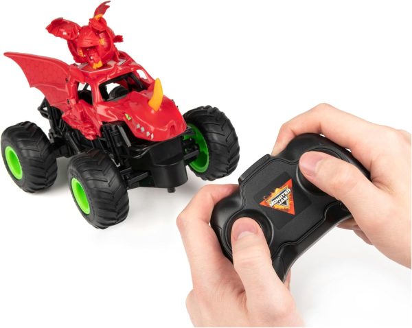 Monster Jam, Bakugan Dragonoid Remote-Control Monster Truck, Kids Toys for Boys and Girls Aged 4 and Up, 1:24 Scale - Image 10