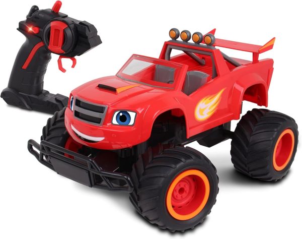 NKOK Blaze and The Monster Machines RC: High Performance Blaze - Nickelodeon, Remote Control Offroad Monster Truck - Image 2