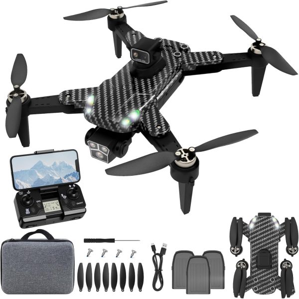 GPS Drone with 4K Camera for Adults, 5G WIFI Transmission, Under 249g, 75Mins Flight Time, Altitude Hold, 360°Laser Obstacle Avoidance, FPV Drone - Image 2